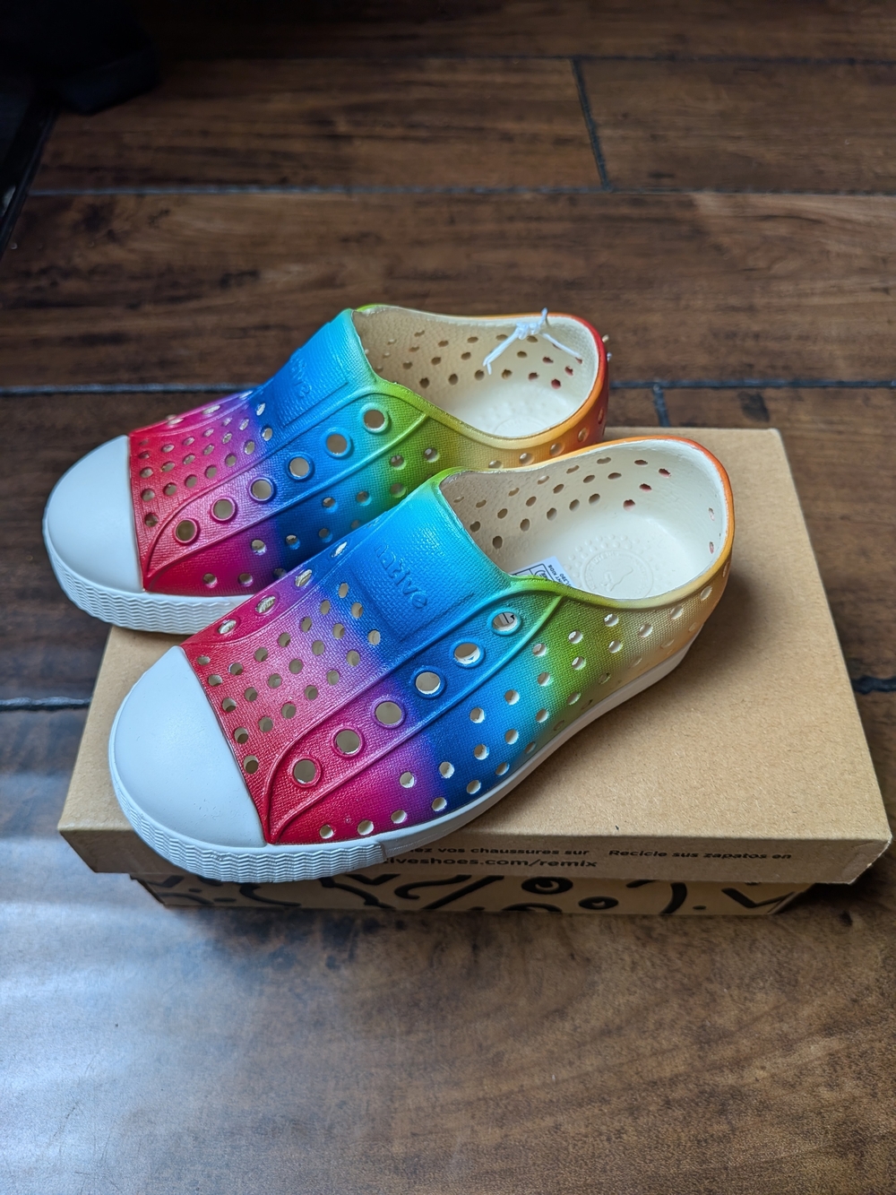 Jefferson Natives Rainbow Slip-On Shoes